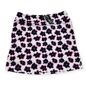 NEW Golftini Golf Skort Women's Large Floral Beach Bum-Long Pickleball Tennis